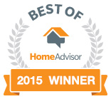 Best of HomeAdvisor 2015 badge earned by 1st Class Home Inspections Plus, Inc.
